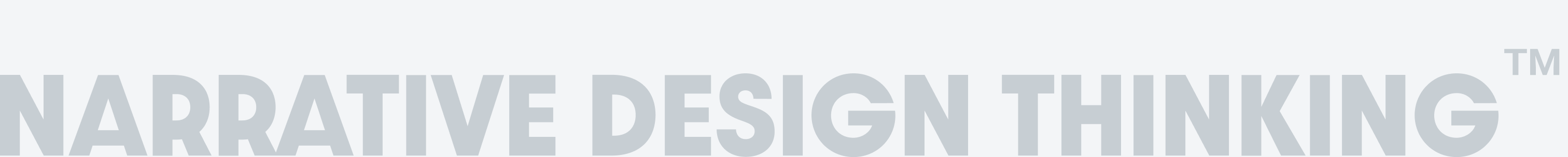 NARRATIVE DESIGN THINKING